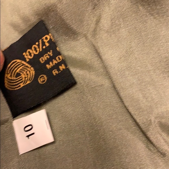 Brown Wool Blazer Size 10 - Picture 4 of 5